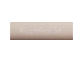 JASMÍN-Krémová ukončovacia lišta, hranatý L profil PVC, pre obklad 8 mm
