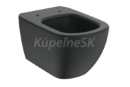 Ideal Standard Tesi - Závesné WC Aquablade, čierna matná (hodvábna) T0079V3