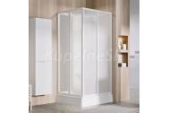 Ravak SUPERNOVA ASBP3 rohový sprchový box 80x80 cm,Pearl/Biely,posuvné dvere+Cleaner