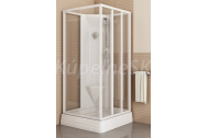 Ravak SUPERNOVA ASBP3 rohový sprchový box 80x80 cm,Číre/Biely,posuvné dvere+Cleaner