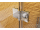 Aquatek YES B8 Sprchové dvere do niky 100x200cm sklo Číre profil Chróm Zalamovacie dvere