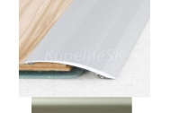 Effector Vyrovnávacia prechodová lišta Inox A48  šírka 41 mm dĺžka 1 m samolepiaca