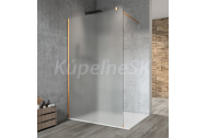 Gelco VARIO GOLD MATT jednodielna sprchová zástena na inštaláciu k stene, matné sklo, 1000