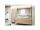 Mereo Aira, Mailo, Opto, Vigo kúpeľňová galerka 60 cm, zrkadlová skrinka, dub Halifax