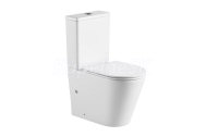 Mereo WC kombi vario odpad, kapotované, Smart Flush RIMLESS, 605x380x825mm, keramické, vr.