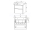 Mereo Opto, kúpeľňová skrinka 61 cm, Multidecor, Chromix strieborný