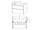 Mereo Opto, kúpeľňová skrinka 81 cm, Multidecor, Dub Kronberg svetlý