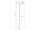 Mereo Aira, kúpeľňová skrinka 170 cm vysoká, ľavé otváranie, Multidecor, Dub Riviera mount