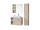 Mereo Aira, kúpeľňová skrinka 20 cm, horná, policová, Multidecor, Light Select Walnut