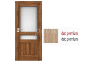 ERKADO SET Rámové dvere Nemézia 3 presklené, Premium, Dub + zárubeň