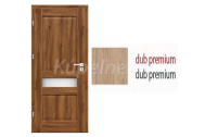 ERKADO SET Rámové dvere Nemézia 5 presklené, Premium, Dub + zárubeň