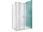 Roth TDN2 150x200cm dvojkrídlové dvere do niky, profil Strieborný Číre sklo
