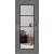 ERKADO SET Rámové dvere Miskant 5 presklené,čier línia fólia Premium Jaseň Grafit+zárubeň