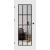 ERKADO SET Rámové dvere Miskant 3 presklené,čierna línia fólia Premium Biela Kôra+zárubeň