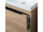 Mereo Mailo, kúpeľňová skrinka 61 cm, čierne madlo, Multidecor, Arktická sivá