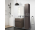 Mereo Mailo, kúpeľňová skrinka 61 cm, čierne madlo, Multidecor, Chromix biely