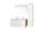 Mereo Bino, kúpeľňová skrinka 121 cm, Multidecor, Light Select Walnut