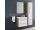 Mereo Bino, kúpeľňová skrinka vysoká 163 cm, ľavá, Multidecor, Dub Arlington