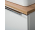 Mereo Mailo, kúpeľňová skrinka 101 cm, chróm madlo, Multidecor, Šedý kameň