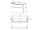 Mereo Mailo, kúpeľňová skrinka 101 cm, čierne madlo, Multidecor, Arktická sivá