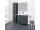 Mereo Mailo, kúpeľňová skrinka 121 cm, čierne madlo, Multidecor, White Loft Pine