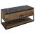 Sapho SKARA umývadlová skrinka 100x50x45cm, čierna mat/dub collingwood