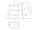 Bruckner NERON skrinka s keramickým umývadlom 60x48 cm, biela
