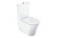 Ravak Elegant Rimoff voľne stoj WC kombi 38x60,5x82,5 cm+sed SC,Vario odpad,Biele+Cleaner