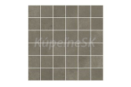 Opozcno Foggy Night mrazuvzdorná rektifikovaná mozaika 30x30x0,9 cm Taupe matná