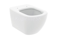 Ideal Standard Tesi závesné WC AquaBlade 36x53 cm skryté upevn.,hlboké splach, Biela matná