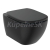 Ideal Standard Tesi - Závesné WC RimLS+ 36x53 cm hodvábna Čierna+WC sedátko SoftClose