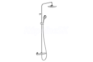 Hansgrohe Vernis Blend Sprchový set-stĺp Showerpipe 200 s termostatom, Chróm 26276000