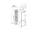 Whirlpool vstavaná kombinovaná chladnička s mrazničkou WHC18 T322,60 cm,No Frost,Biela