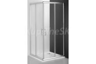 Roth PXS2L 90cm posuvné sprchové dvere Ľavé, výška 185cm, Brillant, sklo Satinato